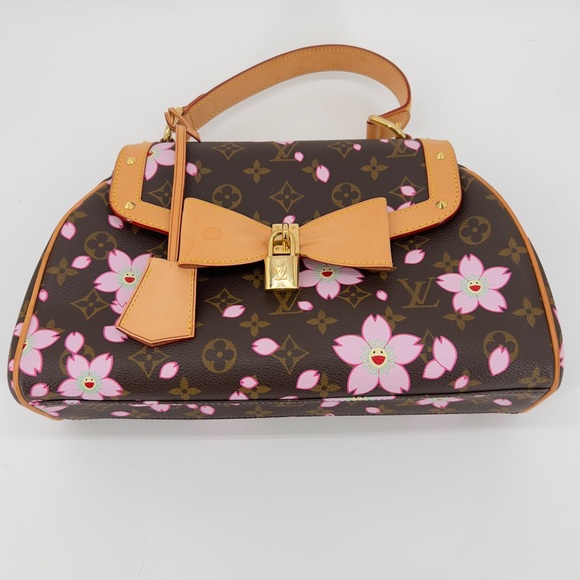 Preloved Louis Vuitton Vintage Monogram Cherry Blossom Sac Retro with Wallet - Picture 8 of 15